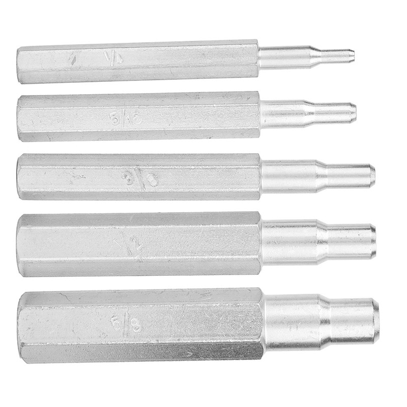 5pcs CT-193 Copper Pipe Tube Expander Swaging Punch Tool 1/4",5/16",3/8",1/2",5/8"