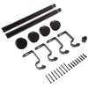 Rod Desyne SIDE100-2 1" Side Curtain Rod, 12-20 inch (Set