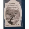 Vinyl Etchings Buck Decal 4"x6" OVAL Etched Glass Look Cling