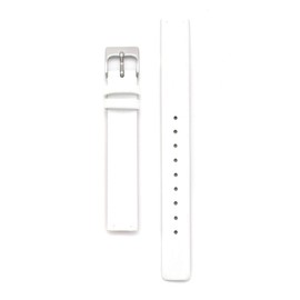 THEAGE Replacement Watch Band for Skagen Womens Watches 12mm with Screws (White)