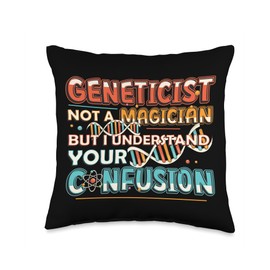 Genetic Science Gene Sequencing DNA Geneticist Throw Pillow