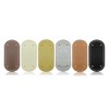6 Pack PU Leather Bag Bottom Oval Wallet Bottom for