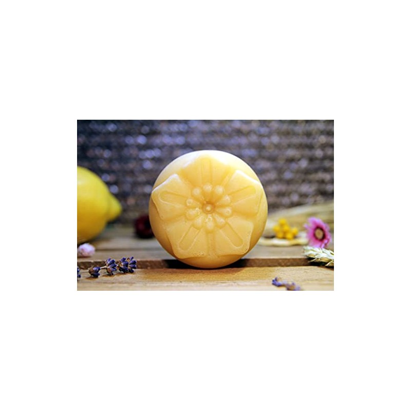 Landseife Organic Shaving Soap Lemon - Handmade Organic Natural Soap