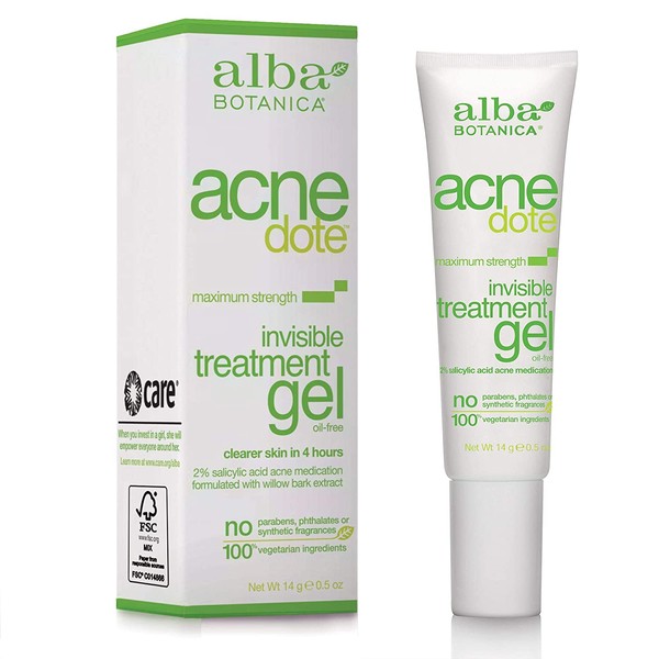 Alba Botanica Acnedote, Invisible Treatment Gel, 0.5 Ounce
