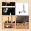 FactorDuty 2 Inch Grey Polyurethane Caster Wheels with Locking Brake,