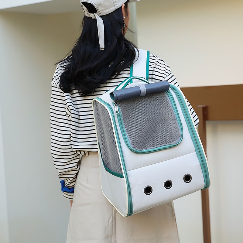 Cat Carrying Backpack Breathable Large Window Portable Pet Travel Carrier