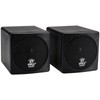 Pyle PCB3BK 3" 100 Watt Mini Cube Speaker Pair Black