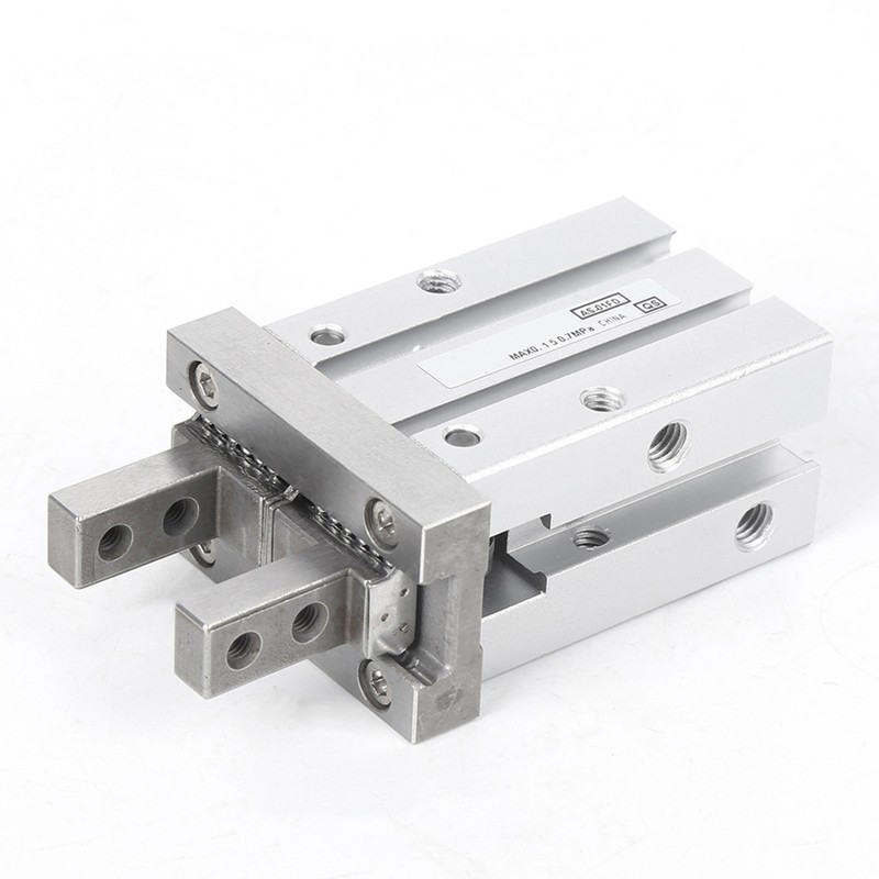 MHZ2 Steel Pneumatic Finger Cylinder Double Acting Air Gripper High