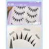 Natural False Eyelashes, 5 Pairs Popular Transparent Axis Soft Core