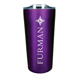 The Fanatic Group Furman Double Walled Soft Touch Tumbler, Design-1 - Purple