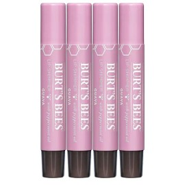Burts Bees 버츠비 쉬머 립 틴티드 밤 4개입 구아바 Burts Bees Shimmer Lip Tint Set, Tinted Lip Balm Stick, Moist Burts Bees Shimmer Lip Tint Set, Tinted Lip Balm Stick, Moist (4 Pack) Guava