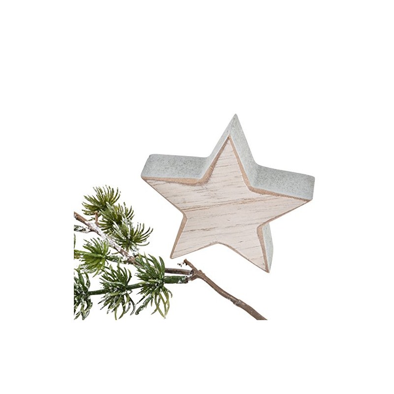 Dadeldo Living & Lifestyle Stars Set of 8 Decorative Wooden