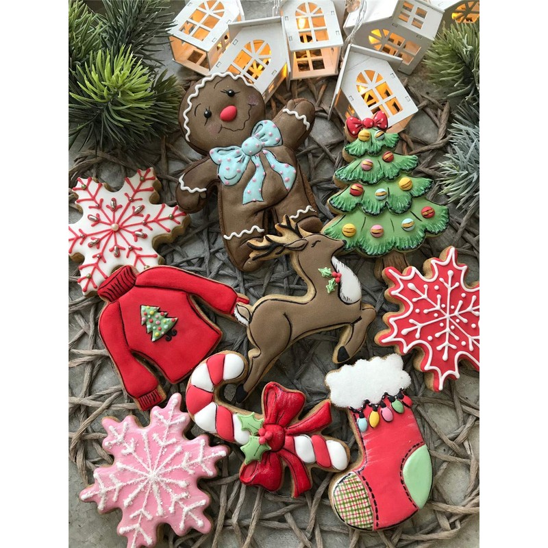 LILIAO Christmas Winter Ugly Sweater Cookie Cutter - 4.2 x