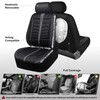 CAR PASS 3D Air Mesh Seat Covers for Car, Leather