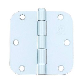 Penrod Door Hinges White 3.5 Inch with 5/8 Inch Radius, 2 Pack