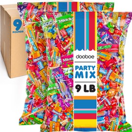 Bulk Candy Mix - Candy Variety Pack - Assorted Classic Candy - Individually Wrapped Candies - Fun Size Candy Assortment (9 Pounds)