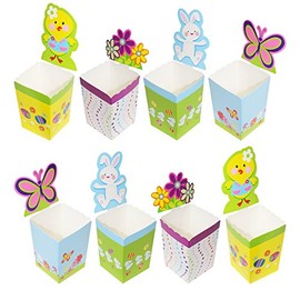 Robelli Pack of 8 Flatpack DIY Easter Egg Hunt Boxes