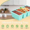 Silicone Freezer Tray for Sauce Cube: GGOW Silicone Freezing Tray