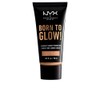 NYX Professional Makeup Born to Glow Radiant Foundation, Iridescent Finish,