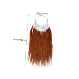 FRCOLOR 30pcs Hair Color Testing Tools with Sample Strands Dying Charts for Hairdressing Students Salons to Compare Shades and Achieve Matches