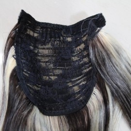 Remy Glamm Ponytail Coleta Wrap Luces 18in 100% Naturales Humanas 80g