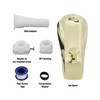 DANCO Universal Tub Spout with Diverter, Polished Brass, 1-Pack (89265)