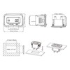 Jayron Digital LCD AC/DC 5V to 277V Hour Meter,Resettable Partial