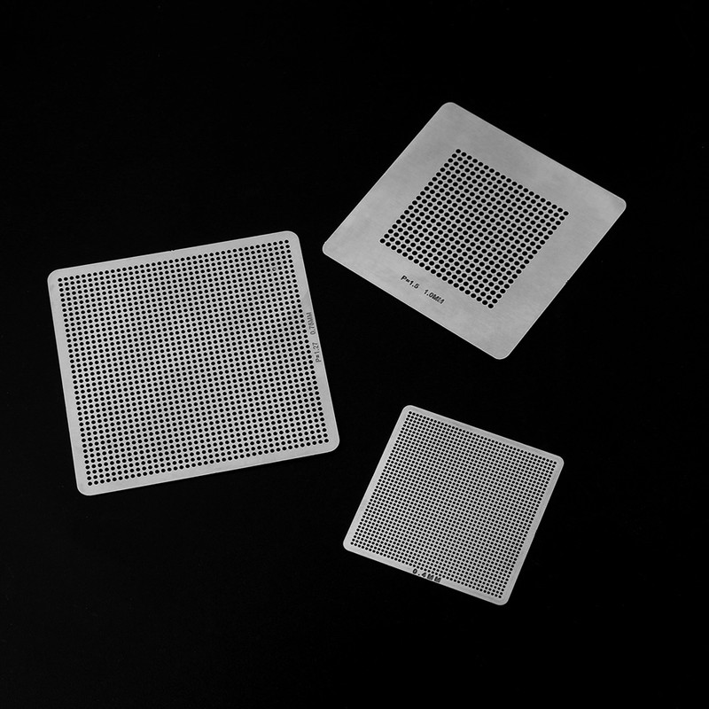 27Pcs Universal Directly Heat BGA Reballing Net Stencils Templates For