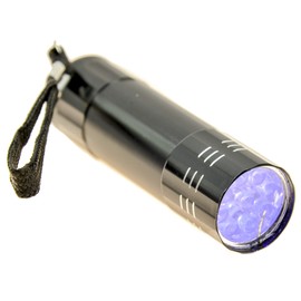 PROtastic® UV Ultra Violet Torch Flashlight 395nm - Spot Fraud & Paranormal Ghost Hunting