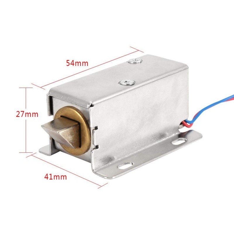 DC 12V Electromagnetic Magnetic Lock, Solenoid Electromagnetic Cabinet Lock, Electromagnetic
