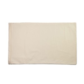 Organic Percale Ticking 40 x 60 cm Double Chamber - 2 x Zip - Two-Chamber System For Filling Yourself with Two Fillings - Empty Cushion Cover 60 x 40 cm
