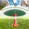 andergi 13" Bird Feeder Rain Cover,Bird House Dome,Hummingbird Feeder Guard,