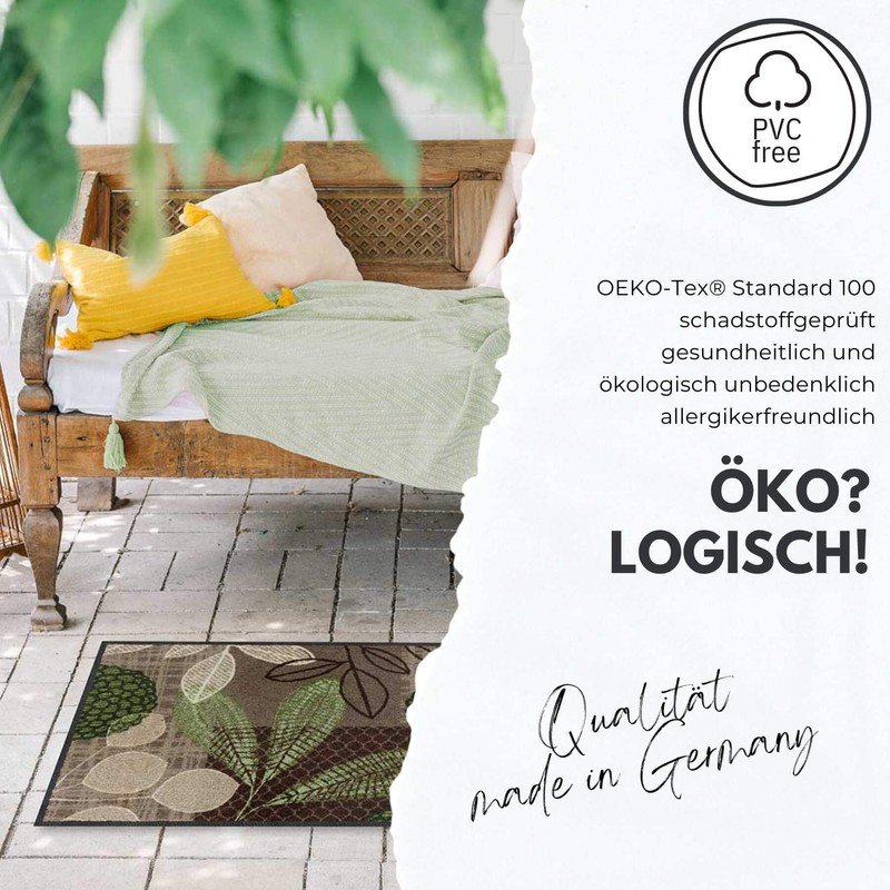 Salonloewe Doormat Washable 030X060 cm charcoal grey