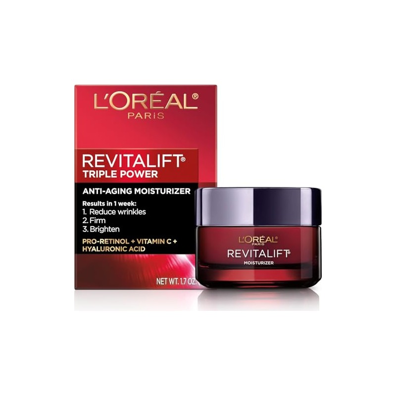 Oreal Paris Revitalift Triple Power Crema Hidratante Facial Antienvejecimiento Pro