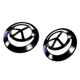 EmpireCovers ERPART Peace Sign Rear Taillight Tail Light Covers Compatible with VW Volkswagen Beetle BT5 98-05 1998-2005 TD1P