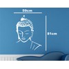 Heaven Decors Vinyl Flowers, Religion Wall Sticker, 23.22 x 0.39