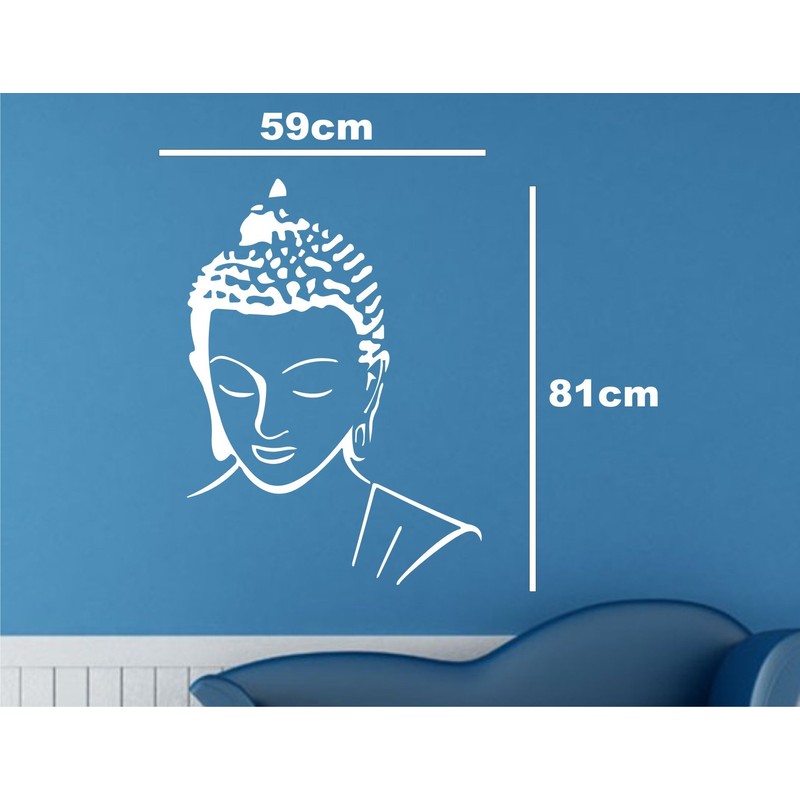 Heaven Decors Vinyl Flowers, Religion Wall Sticker, 23.22 x 0.39