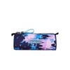 Seven Blue and Pink Pencil Case with One Compartment Zipper