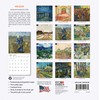 RED EMBER Vincent van Gogh 2025 Hangable Monthly Wall Calendar
