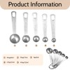 18/8 Stainless Steel Measuring Spoon, Metal Measuring Spoon for Baking