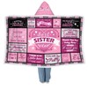 Soft Wearable Blanket Hoodie for Sister, Best Sister Ever Gifts,