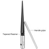 SSEDEW Bridge Pin Hole Reamer Tapered 5-Degree 6 Fluted Acoustic