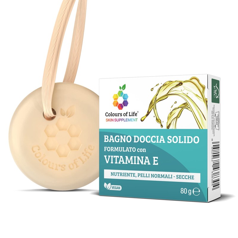 Colours of Life Skin Supplement - Solid Bodywash Vitamin E,