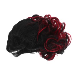 Healeved Short Curly Wigs for Women Synthetic Wavy Hair Wig with Full Cap Design Natural Curl Pattern Comfortable Daily Wear for Black Women Fashionable Cosplay Accessory