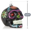 com-four® Christmas tree decorations Skulls - Christmas pendants for the