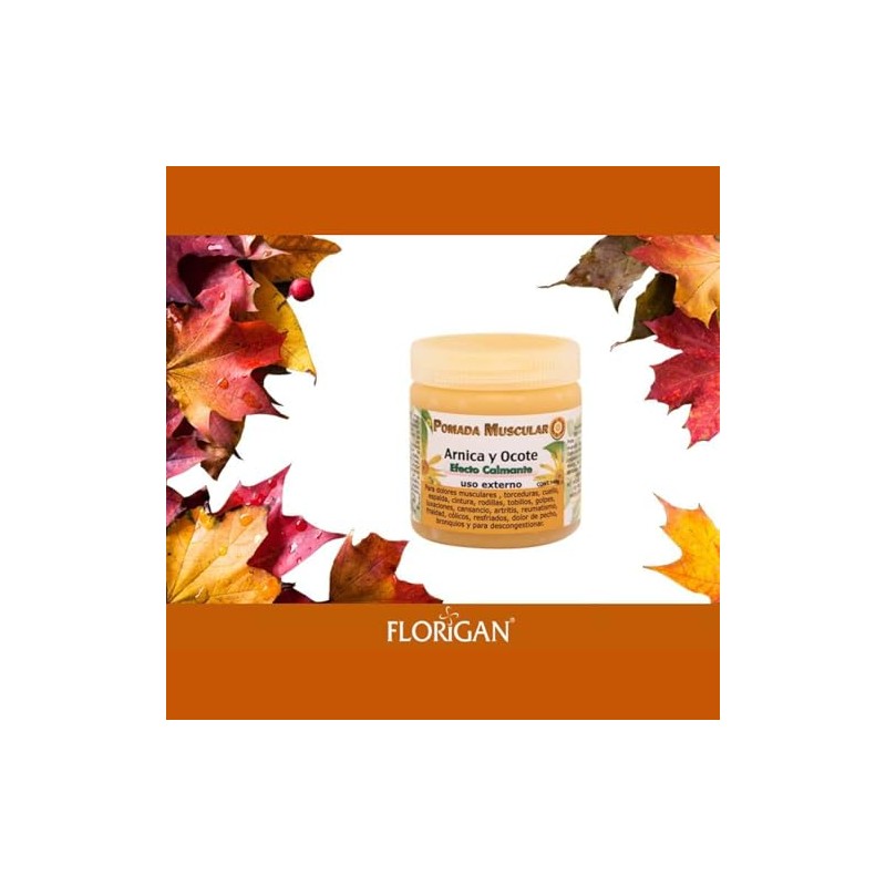 Generica Pomada Muscular Arnica y Ocote, Efecto Calmante, 140g