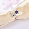 Palpitate Hamsa Evil Eye Rings Hamsa Hand of Fatima Ring
