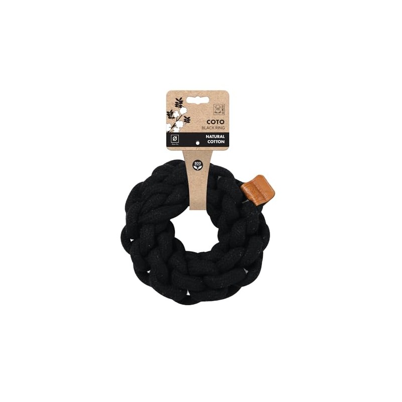 M-PETS Coto Black Ring S Eco Friendly Dog Toy