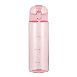 Sports Water Bottle, 780 ml, Leak-Proof, One-Hand Opening, Secure Locking, Leak-Proof Sports Bottle, for Gym, School, Cycling, Pink