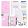 Carpeta A6 TOOTY Libro de presupuesto rosa claro mármol x